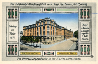 The Saxon machine factory of R. Hartmann in Chemnitz in 1914