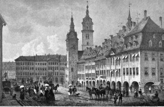 Chemnitz around 1850