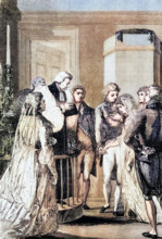 The wedding of Prince Frederick. Duke of York. second son of George III. and Princess Frederica