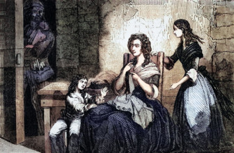 After the execution of her husband. King Louis XVI. the imprisoned Queen Marie Antoinette was