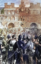 An attack on the Hôtel de Ville by Convention troops under Paul Barras. Part of the Thermidor