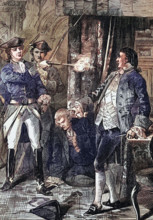 Lord Edward Fitzgerald. an Irish aristocrat and revolutionary. died of injuries sustained while