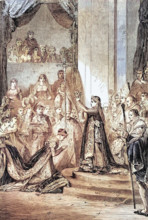 The coronation of Napoleon I as Emperor of the French. which took place on Sunday. December 2. 1804