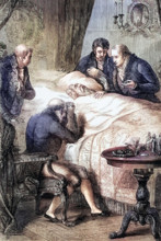 The death of King George III at Windsor Castle on 29 January 1820; he was later buried on 16