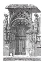 Portal of the St. Sebaldus Church in Nuremberg.