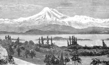 Mount Baker and San Juan Island.