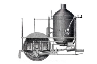 Steven's steam traction engine for ordinary roads.