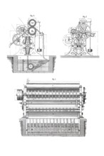 Washing machine for woven fabrics.