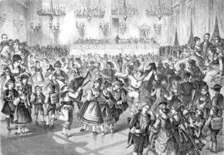 The children's carnival in the casino in Basel.