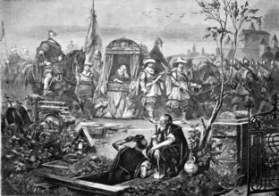 The march from Wallenstein to Eger.