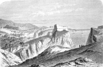 View of Ragusa in Dalmatia.