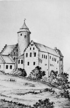 Lisberg Castle in the Middle Ages.