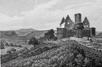 Trimburg in the Middle Ages.