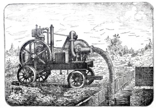 Petroleum engine - centrifugal pump.