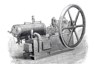 Gas engine.