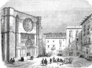 The Basilica de Santa Maria del Pi church.