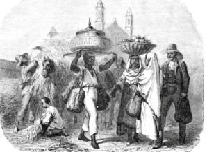 A baker and bread seller in Cuba.