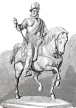 Equestrian statue of William the Silent.