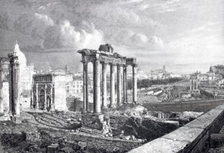 The Roman Forum.