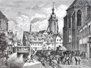 The Corn Market in Colmar.