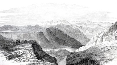 Landscape in Dalmatia.