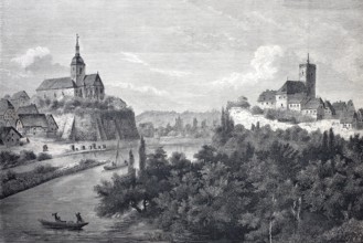 View of Lauffen am Neckar.