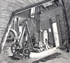 Petroleum springs in Oelheim.