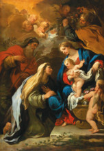 The Holy Family With Saints Anne And Joachim