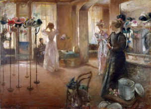 The milliner's shop in 1892