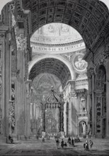 Interior of St. Peter's Basilica.