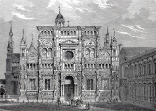 Facade of the Church of Madonna delle Grazie.