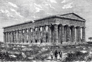 The Temple of Neptune in Paestum.