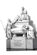 The tomb of Dante Aligherio in Santa Croce in Florence.