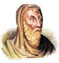 Saint Athanasius of Alexandria (born circa 293 and died in 373). Also known as Athanasius the Great