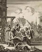 Execution of Sir Thomas Armstrong (born c. 1633 in Nijmegen. died June 20. 1684 in London). English