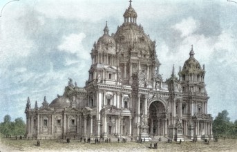 The new building of the Berlin Cathedral according to the plan of Julius Raschdorff. 1895. Germany.