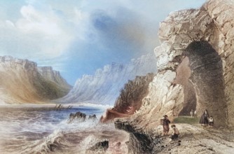 Glengariff. County Cork. Ireland. from The Landscape and Antiquities of Ireland. 1841. digital