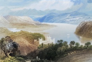 The Valley of the Blackwater. between Lismore and Youghall. Ireland. from The Scenery and