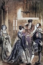 The wedding of Henry VIII and Anne Boleyn on January 25. 1533. On May 23. 1533. Thomas Cranmer