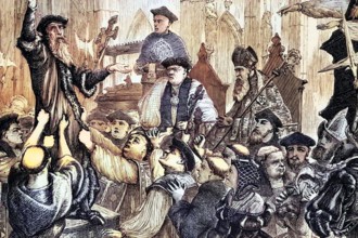 Shortly before his execution. Archbishop Cranmer. under pressure from the church authorities.