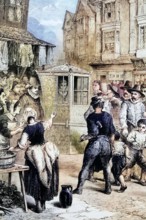 George Villiers. 1st Duke of Buckingham (1592–1628). is seen riding through the streets in his