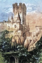 The Alcázar of Segovia. Segovia Castle. is a striking stone fortress in the old town of Segovia.