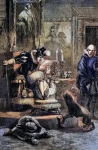 The Spanish ambassador and King James I. 1623. during the planned (unsuccessful) Spanish marriage