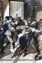 In Portsmouth. George Villiers. 1st Duke of Buckingham. was stabbed to death in the Greyhound Pub