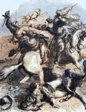 A battle for the standard at the Battle of Edgehill (or Edge Hill) in southern Warwickshire. the