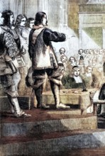 In 1657. Parliament offered Cromwell the crown as part of a constitutional reform. This presented