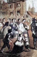 procession of the seven bishops of the Church of England who were imprisoned and tried for