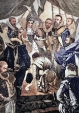 Elizabeth I of England knighted Sir Francis Drake in 1581. He was an English captain. privateer.