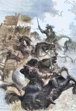 William III at the Battle of the Boyne in County Meath. Ireland. on 11 July 1690. England. digital