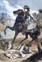 The 1st Duke of Marlborough narrowly escapes the War of the Spanish Succession in 1706. Spain.